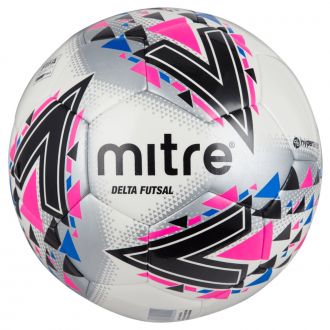 Mitre Delta Futsal Football - White/Pink