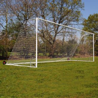 Full size international football nets 24 x 8 ft