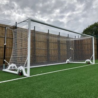 FT306BOX  MH evolution® Pro Freestanding Portable Football Goal 24ft x 8ft With Box Nets