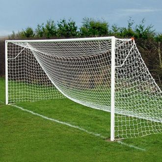 JUNIOR SIZED FOOTBALL GOAL NETS 21 X 7FT - CONTINENTAL FIT