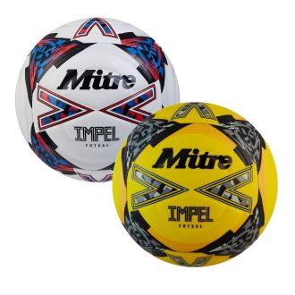 Mitre Impel Futsal Training Footballs in yellow and white