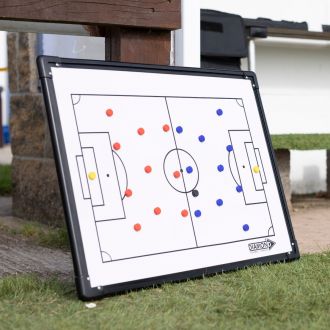 Strategy Marker Whiteboard for Games Training Clipboards with Pen and Dry Eraser-15.8x9.5 Football Tactics Board Portable Soccer Coaching Clipboard 