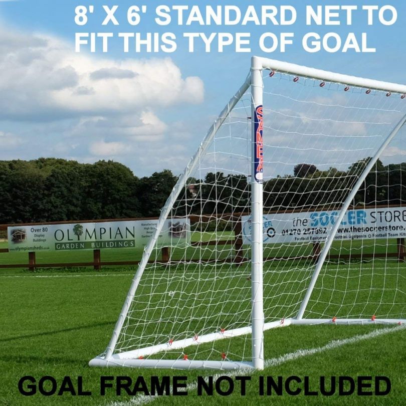 Mitef Soccer Goal Net Full Size Ultra Portable Training Football Net Easy Fold-Up Cord:2mm 