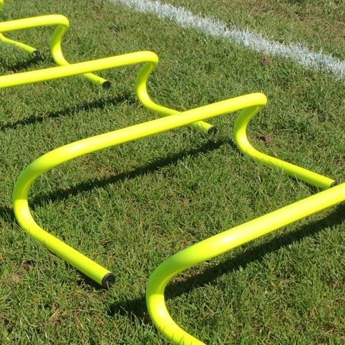 Camidy Agility Speed Training Hurdles,2 Pack Speed Hurdles 15/30cm Height Adjustable Football Soccer Speed Hurdle Agility Training Equipment 