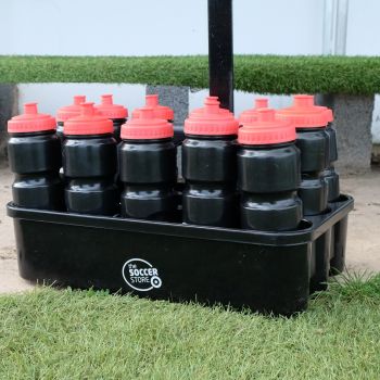 12 water bottle carrier and bottles