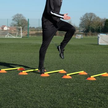 Precision Training Agility Hurdle Cone Set Football Fitness Rugby Training Cone 