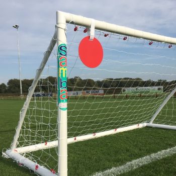 Shooting Target on Samba Football Goal Post