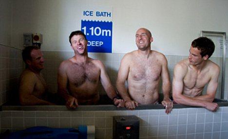 Ice baths after exercise; worth the chill?
