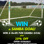 WIN a Samba 8x4ft Fun Goal